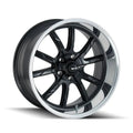 Matte Black Polished Lip 18x8 Wheel Z867432