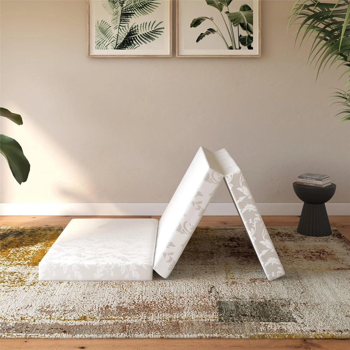 4-Inch Tri Folding Mattress with Carry Bag, Twin Size N4690