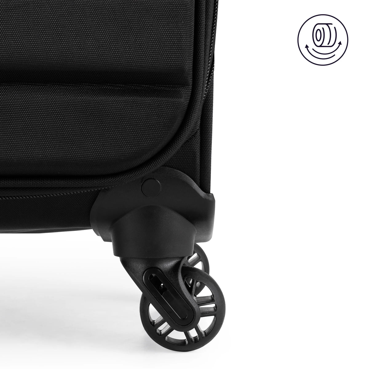 20" Black Softside Luggage H131