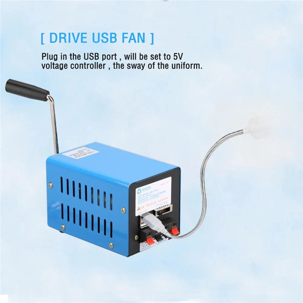 20W Portable Manual Crank Generator P4791