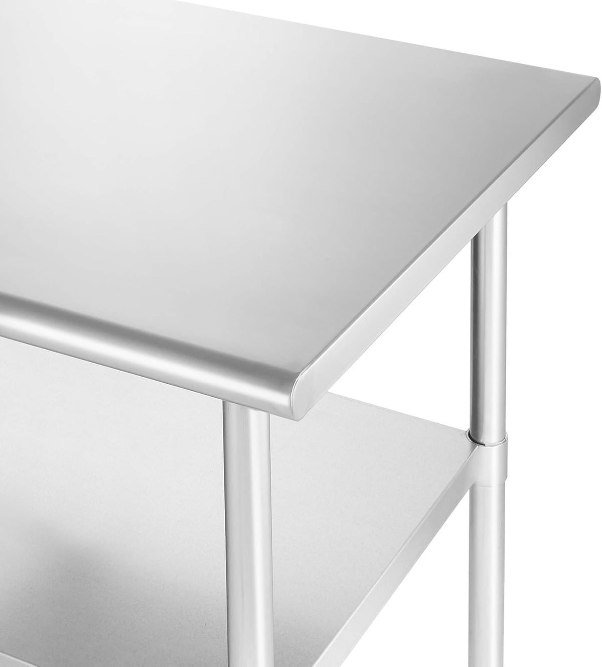 NSF Stainless Steel Commercial Kitchen Prep & Work Table with 4 Casters J362604