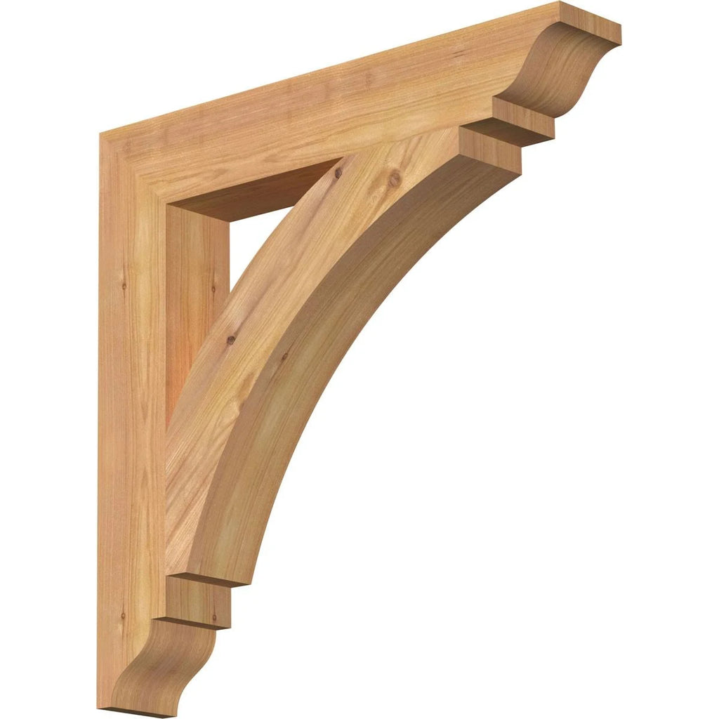 Western Red Cedar Traditional Smooth Bracket O468