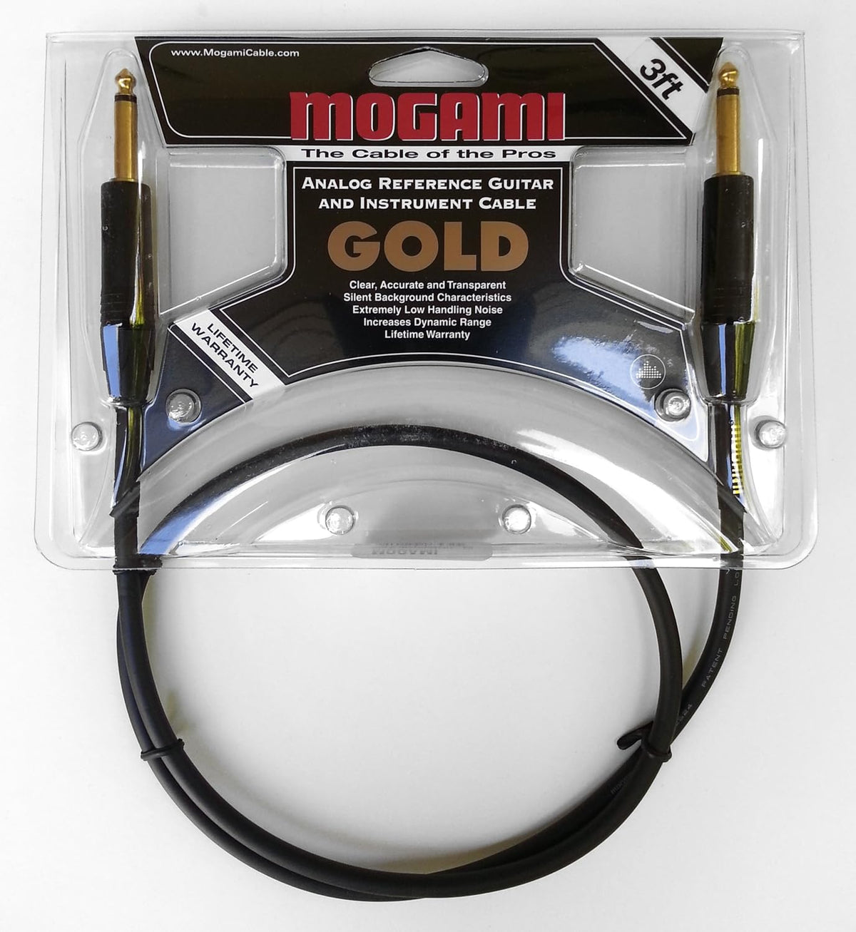 10 Foot Pack of 2 Guitar Instrument Cable N569