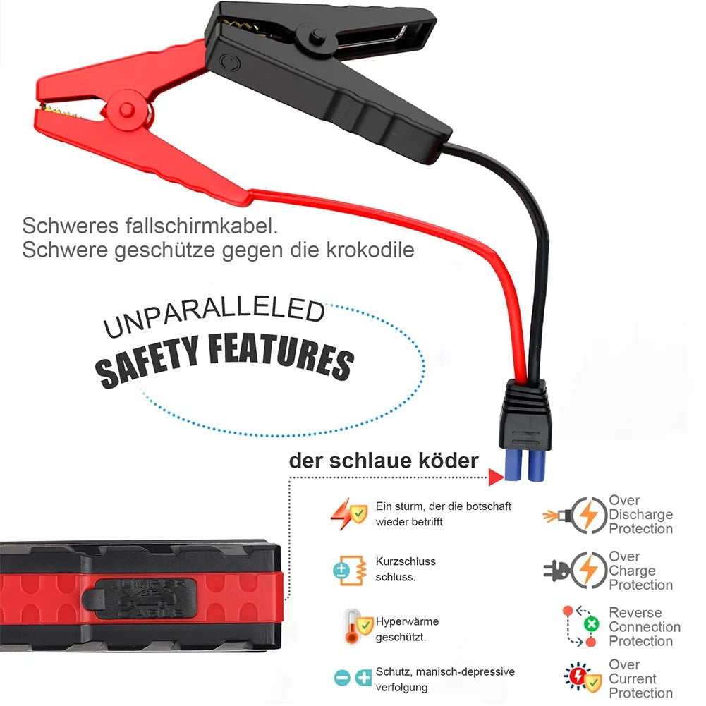 5000A Peak 12V Car Jump Starter with LCD Display I151