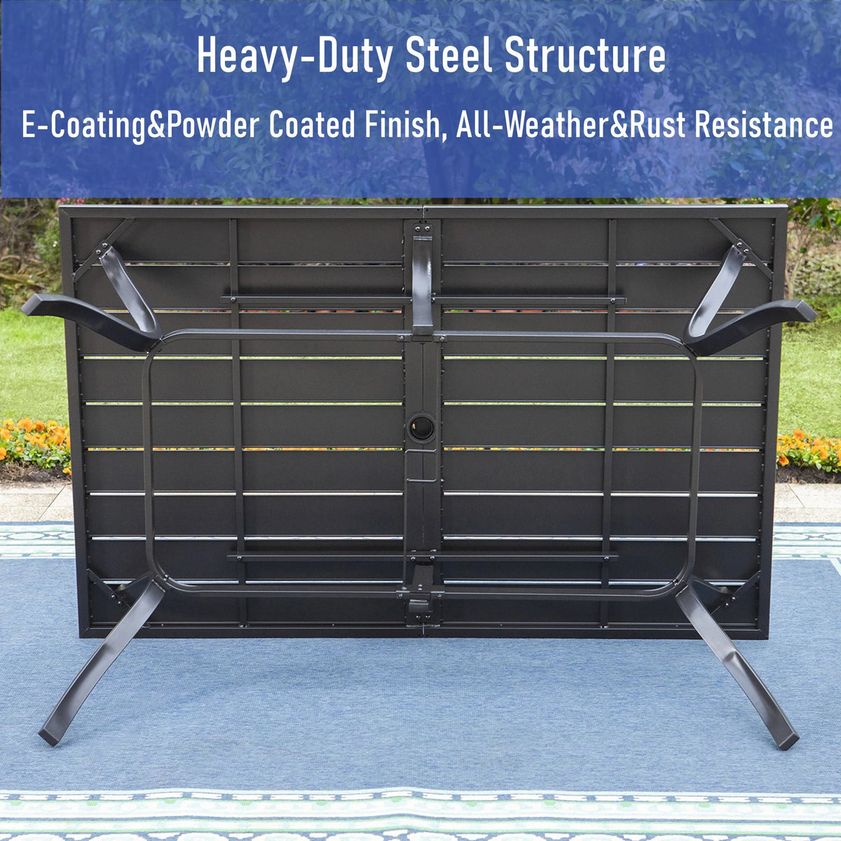 7-Piece Outdoor Dining Set with Swivel Chairs H6762