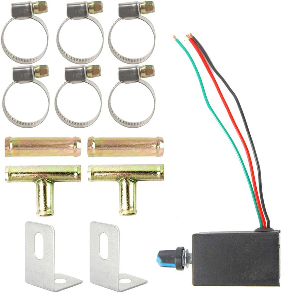 Compact 12V Dual Sides 6 Vents Heater with Speed Switch, Pack of 2 X2479