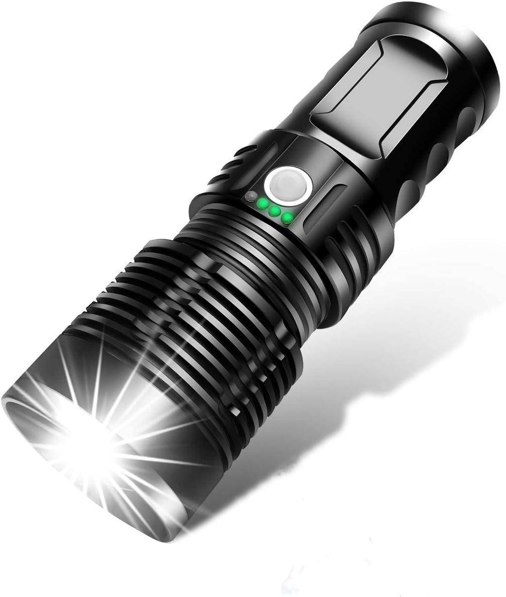 90000 Lumen Waterproof LED Rechargeable Flashlight G449784