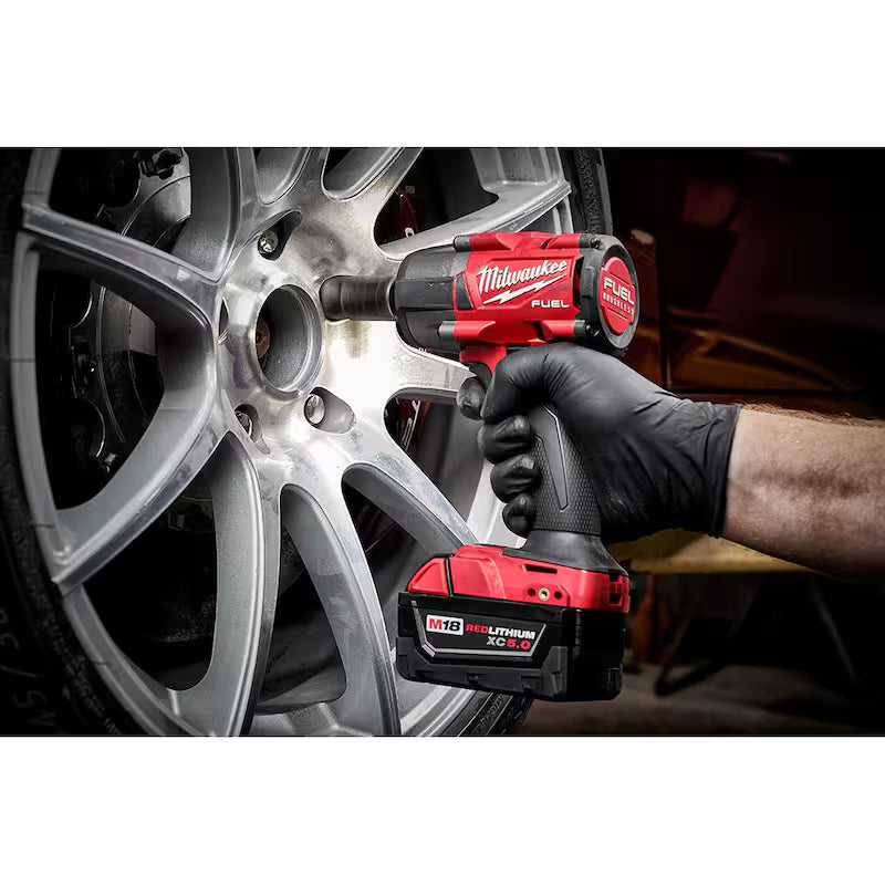 18V Brushless Cordless 1/2 in. Impact Wrench with Socket Set O84505