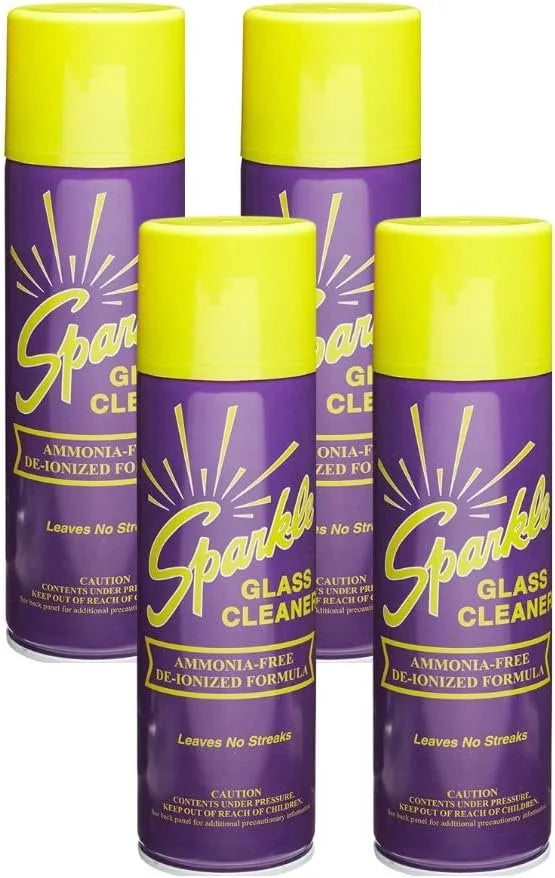 Ammonia-Free Glass Cleaner Spray Bottle Pack of 3 U9911