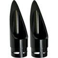 Black Scalloped Exhaust Tips P427080