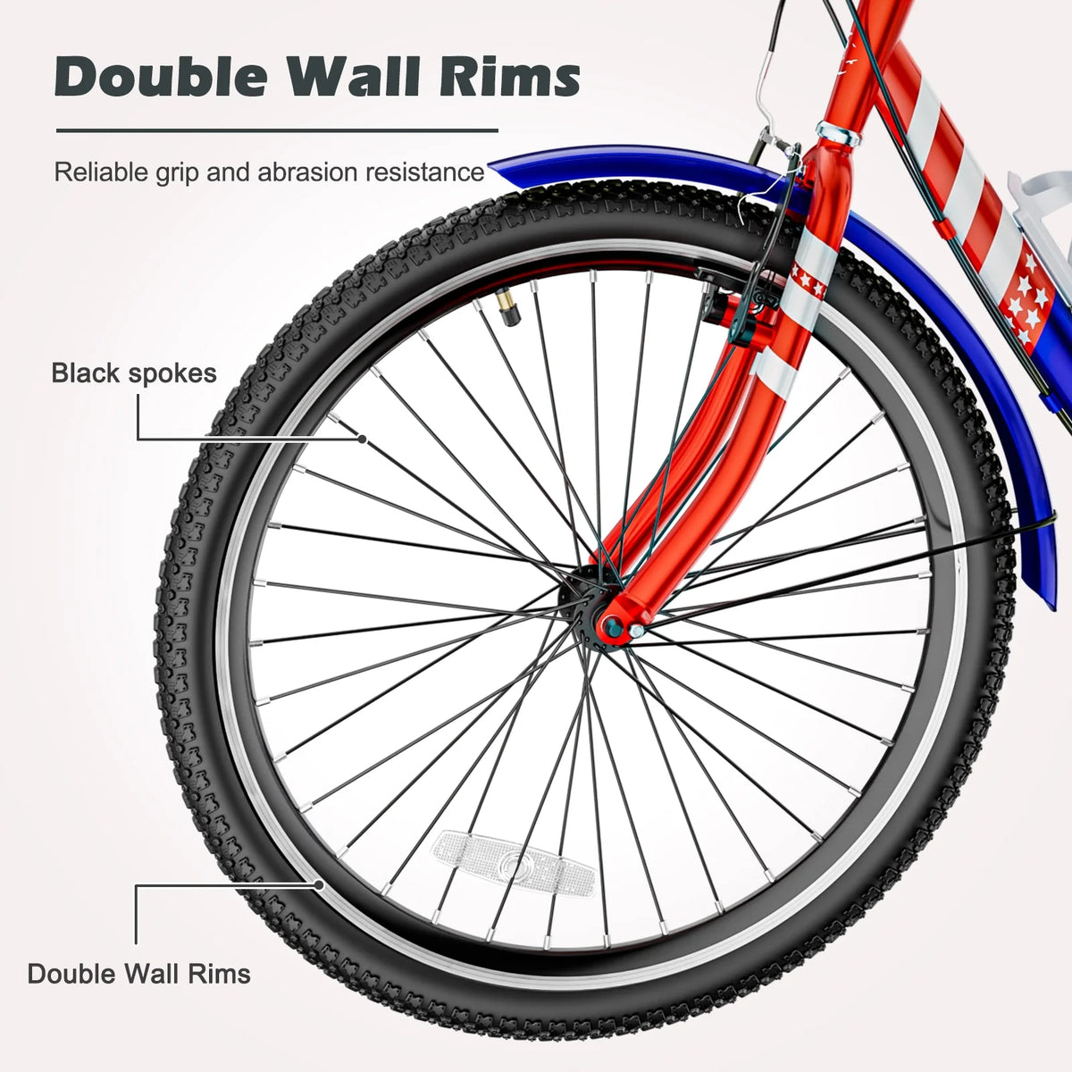 Adult Tricycles 3 Wheel 7 Speed 20 inch with Big Basket U563