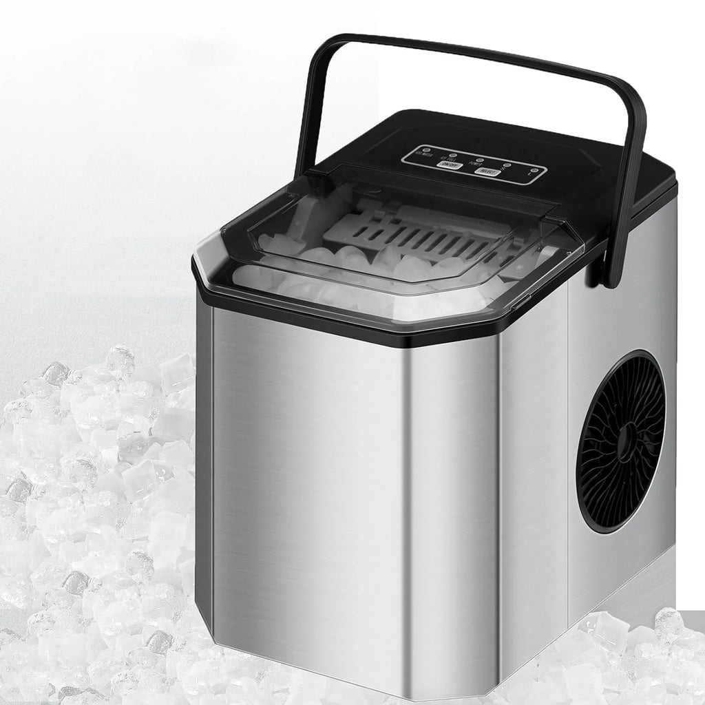 Countertop Ice Maker 26LBs/24H with 2 Size Bullet Ice P373