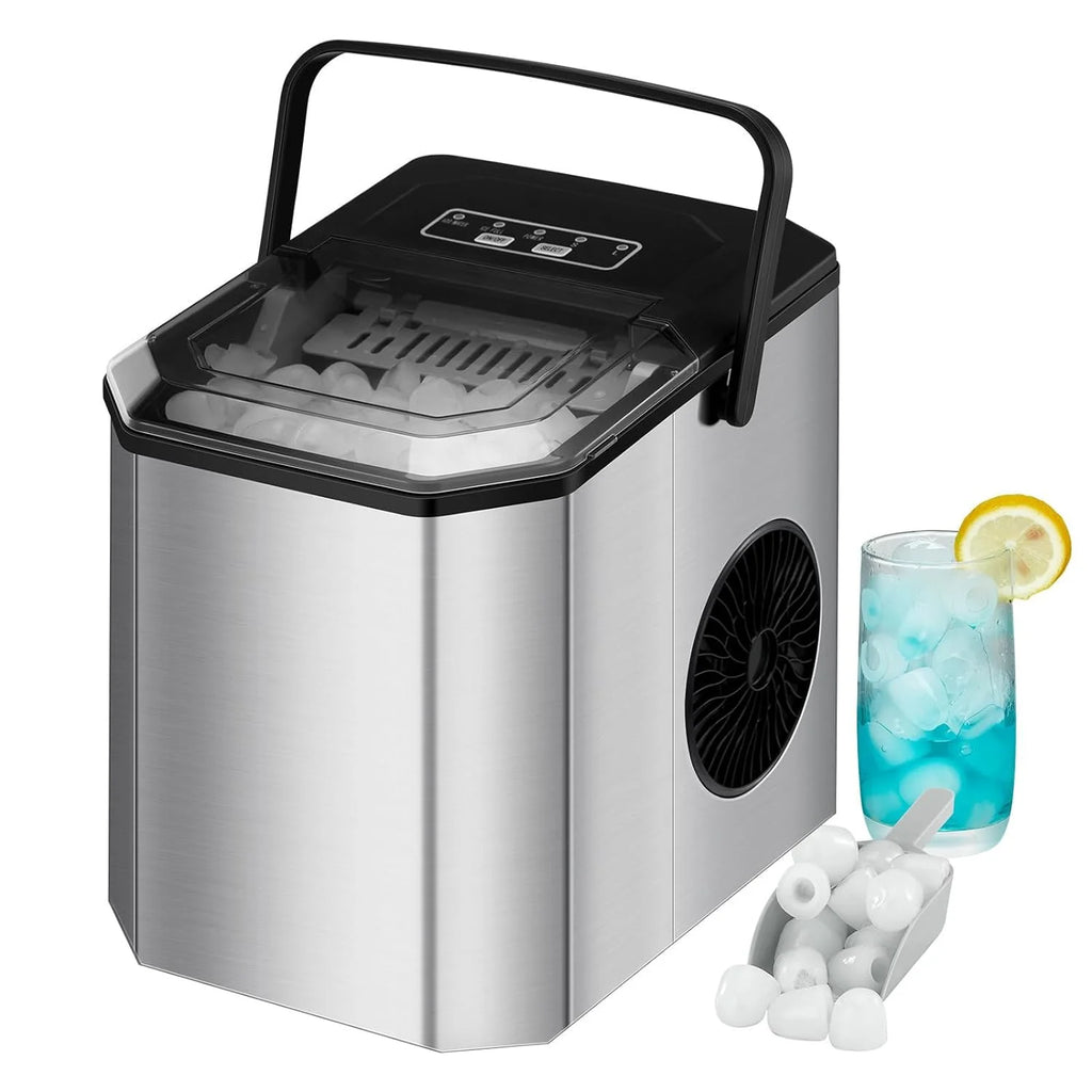 Countertop Ice Maker 26LBs/24H with 2 Size Bullet Ice P373