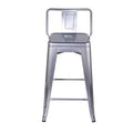 Silver Bar Stool Z7494