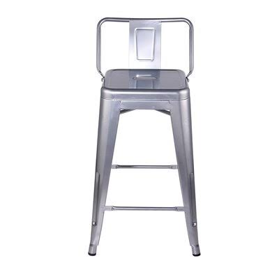 Silver Bar Stool Z7494