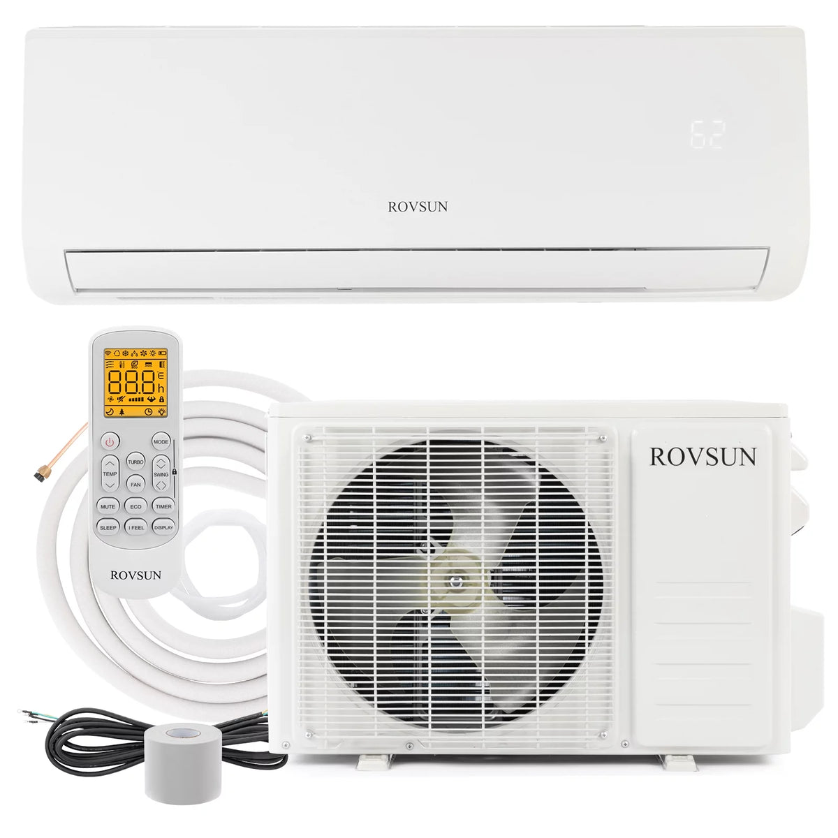 9,000 BTU Mini Split AC/Heating System with Inverter U6946