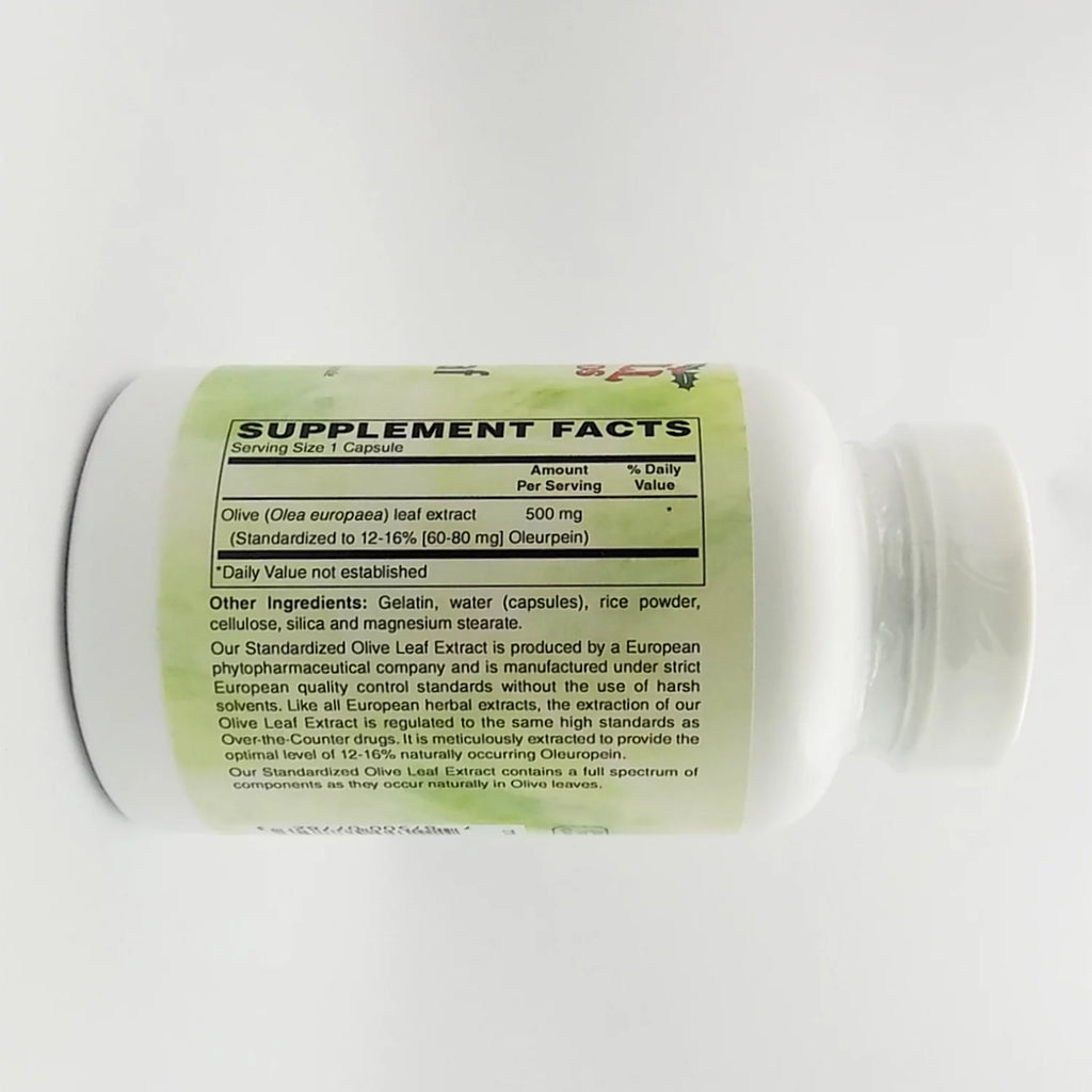 Olive Leaf 500 MG 120 Capsules V374188