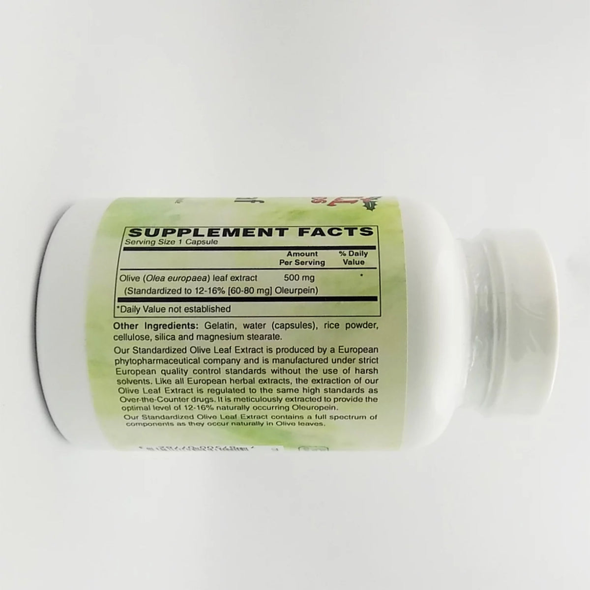 Olive Leaf 500 MG 120 Capsules V374188