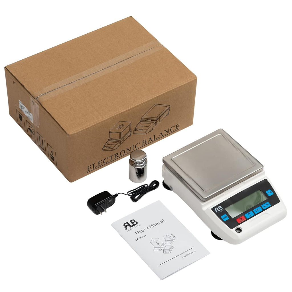 Lab Scale 5kg Precision Electronic Balance, 0.1g Readability V221484