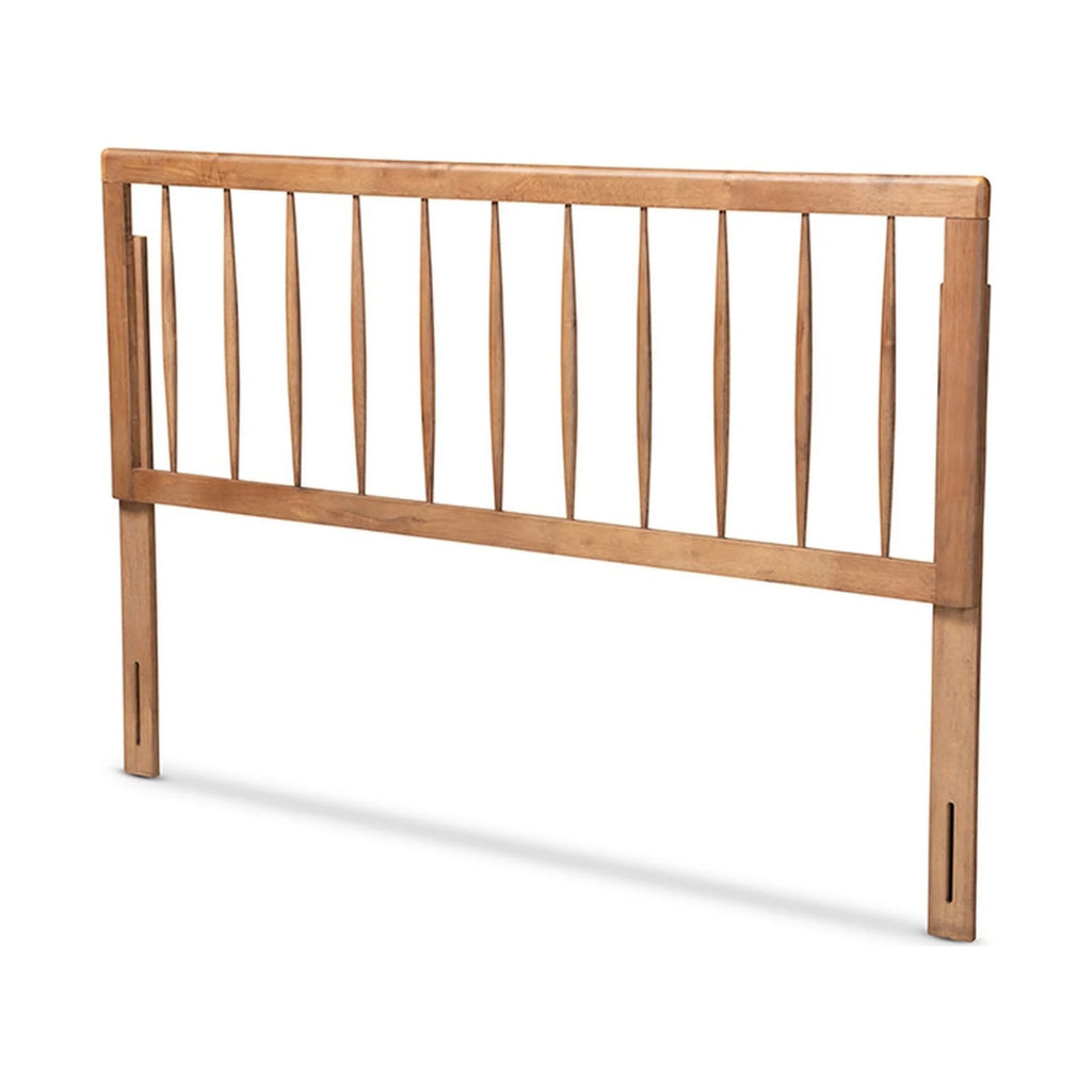 Ash Walnut Finished Wood King Size Headboard Y689