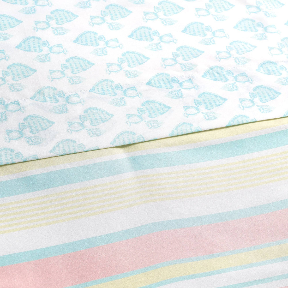 King 10-Piece Rainbow Stripe Bedding Set R340