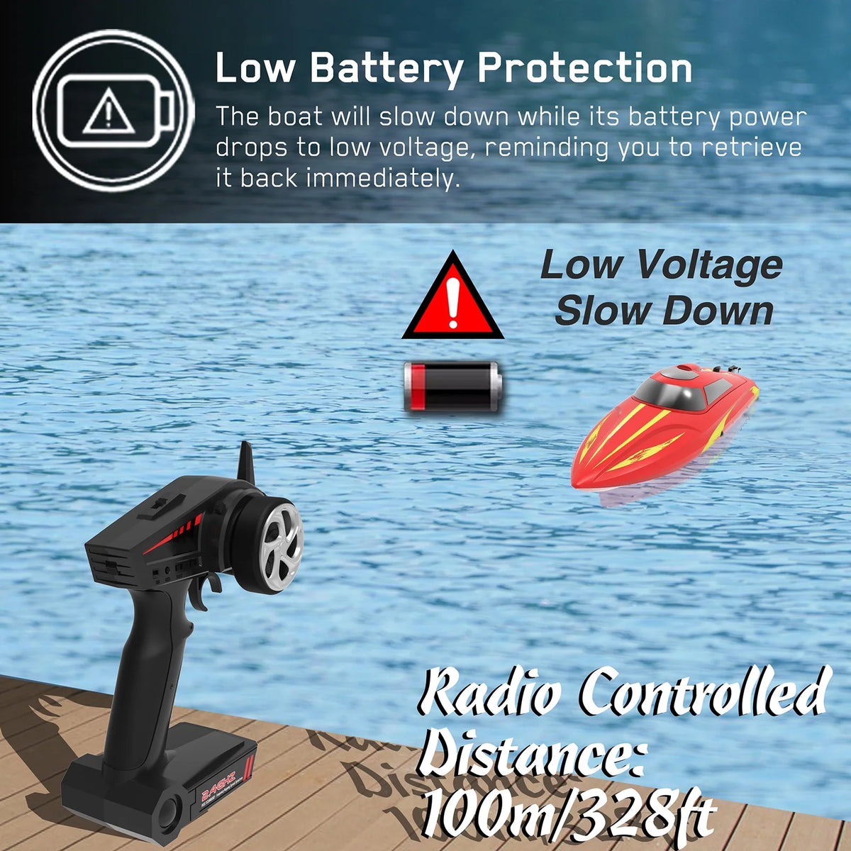 Remote Control Boat 2.4GHz High Speed G284