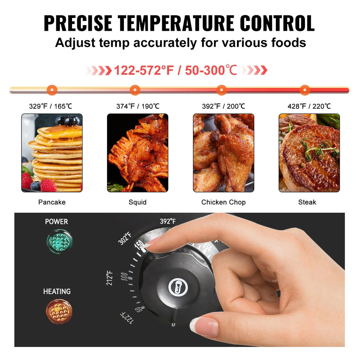 21" 1600W Stainless Steel Electric Griddle I197674