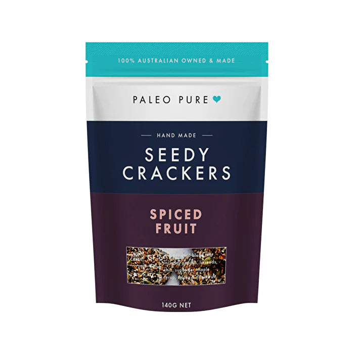 Spiced Fruit Seedy Crackers 140g S991617
