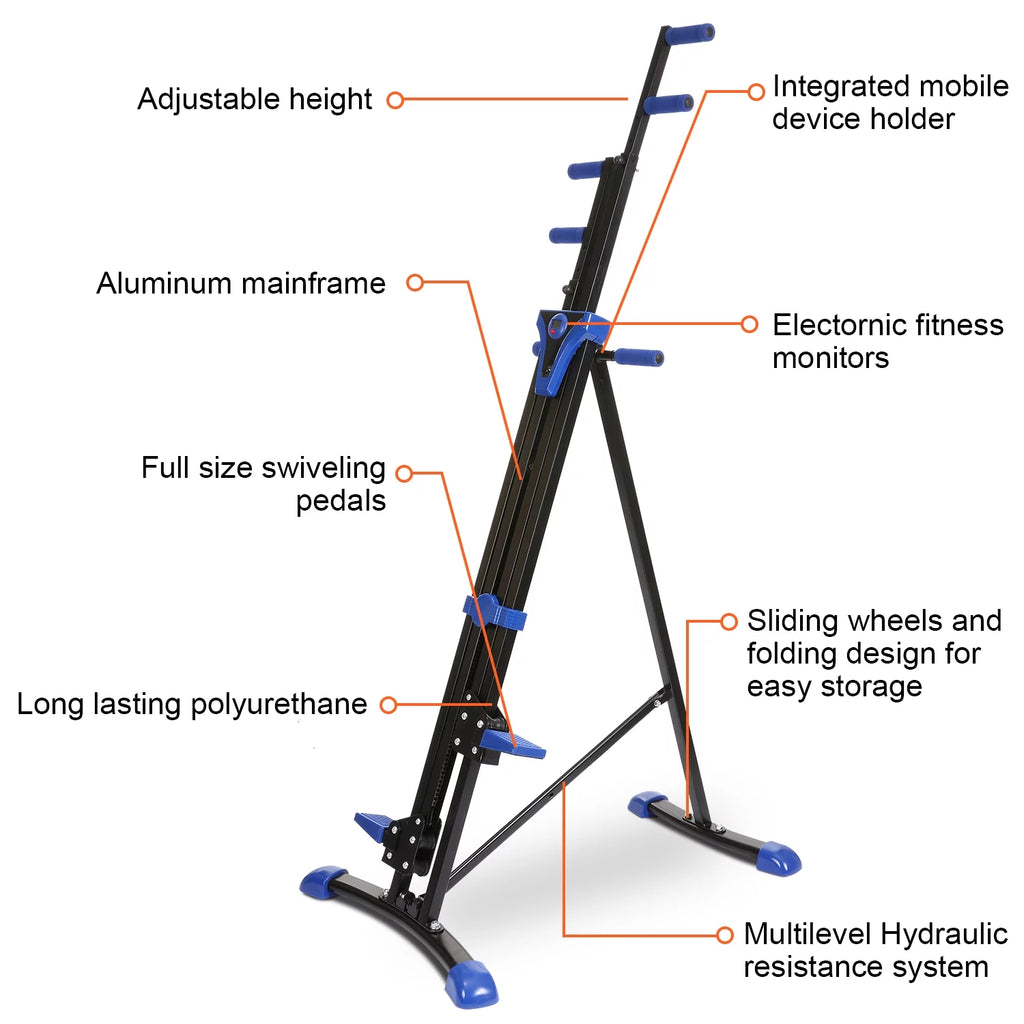 Vertical Climber and Folding Stair Stepper Machine P33426