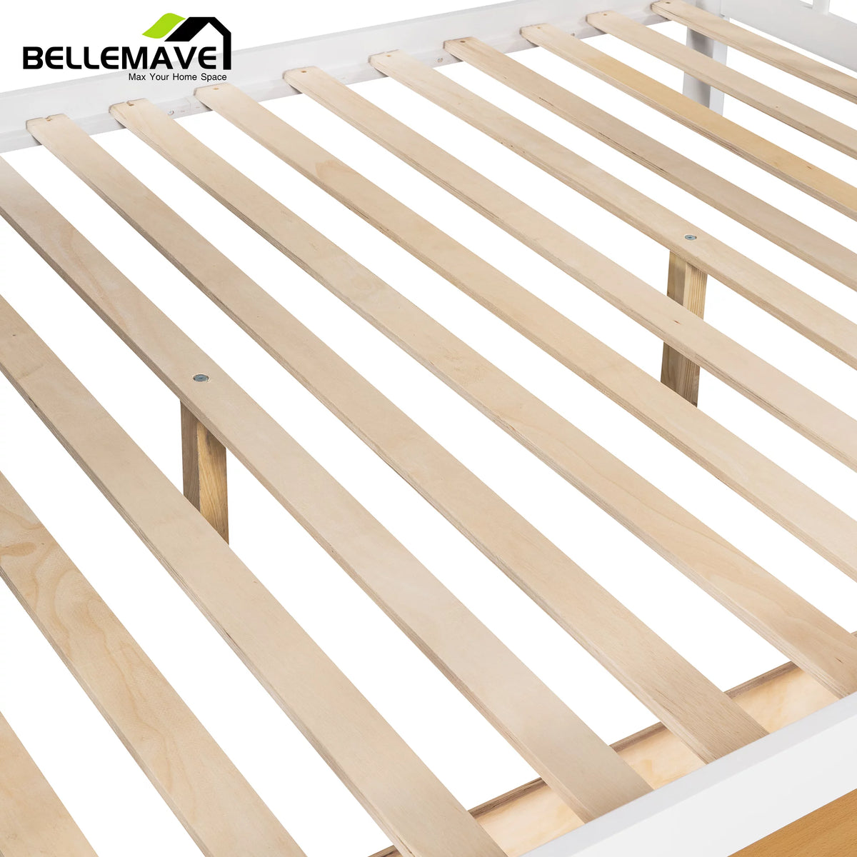L-Shaped Twin over Full Size Bunk Beds with Storage Stairs and Drawers T607