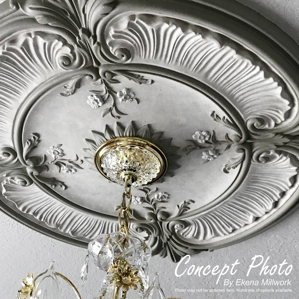 33 1/8x22OD x 3 1/2x22ID x 1 3/8x22P Ceiling Medallion O253