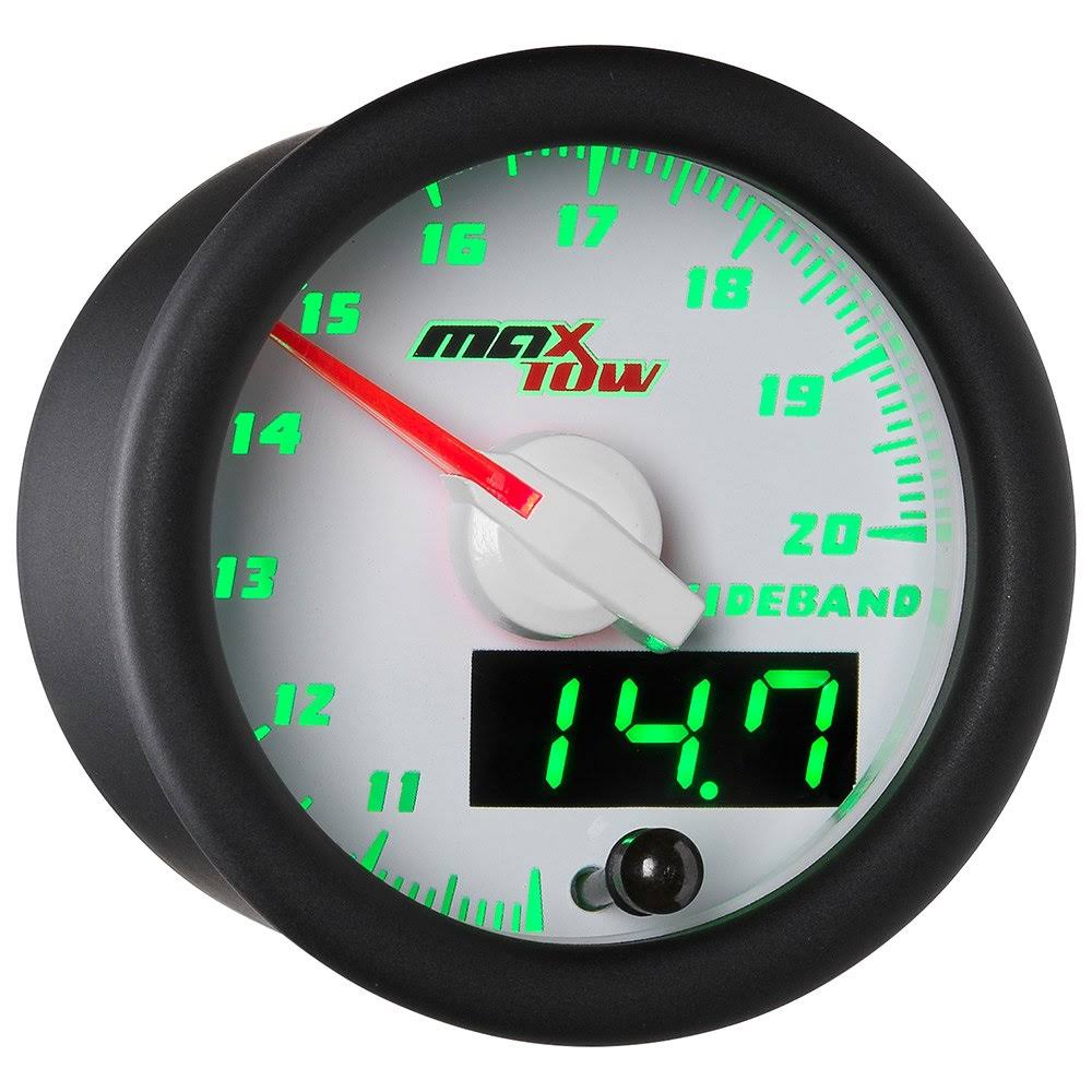White & Green MaxTow Wideband Air/Fuel Ratio Gauge H108197