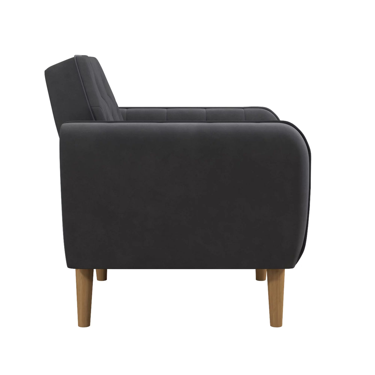 Gray Velvet Accent Chair I6621