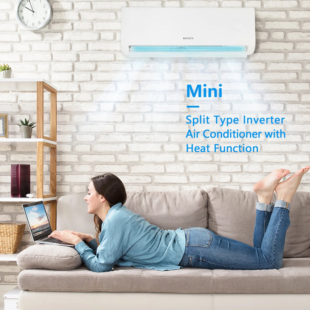 9,000 BTU Mini Split AC/Heating System with Inverter U6946