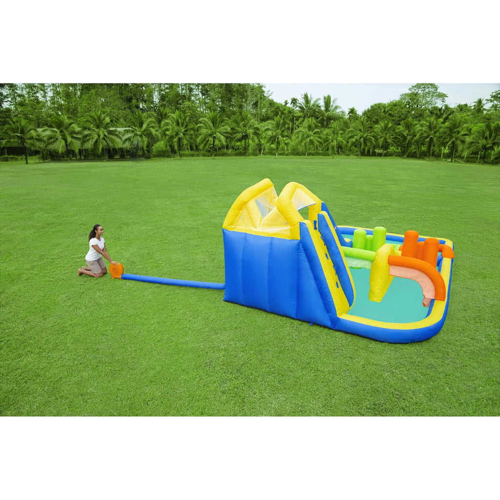 Inflatable Water Park with Air Blower D9635