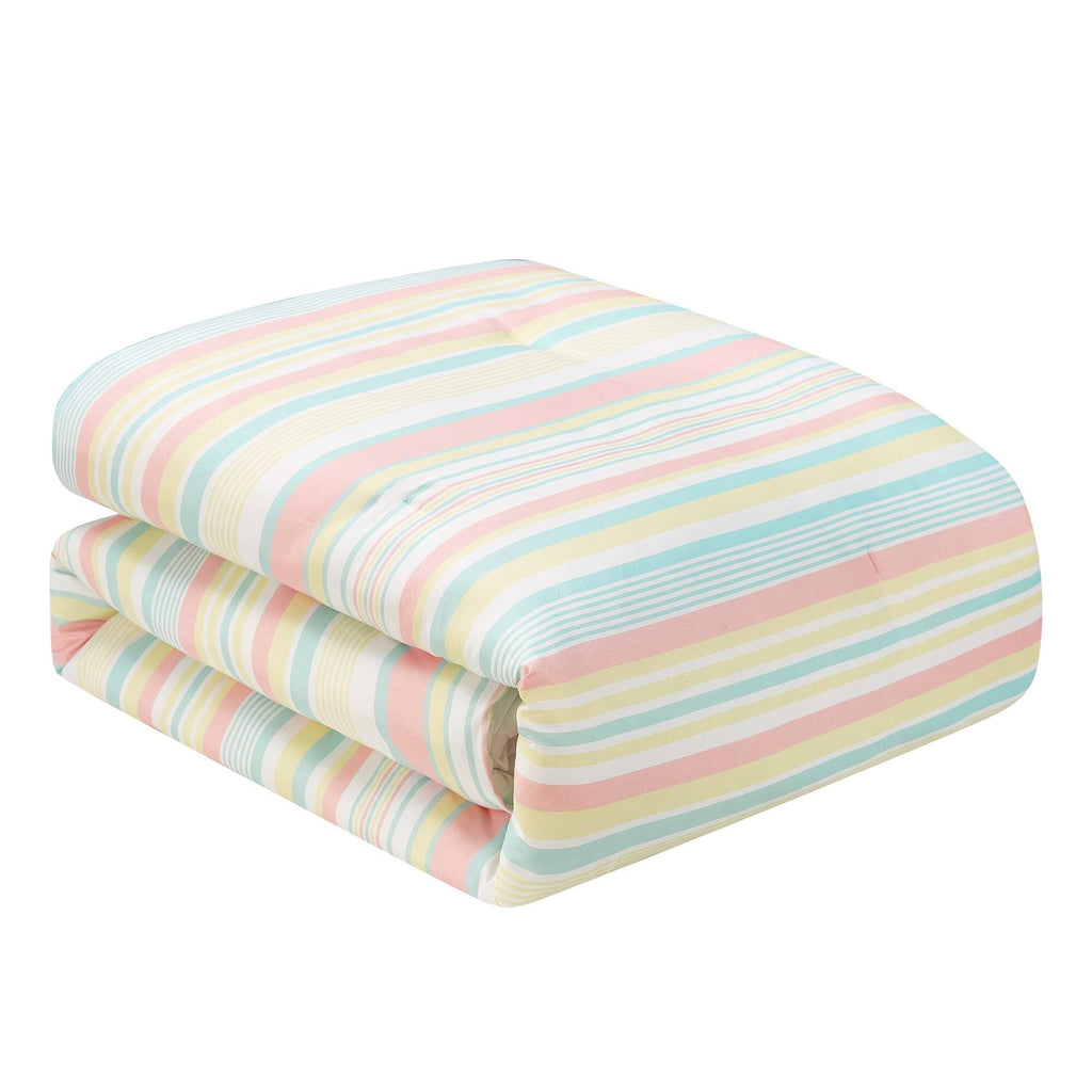 King 10-Piece Rainbow Stripe Bedding Set R340