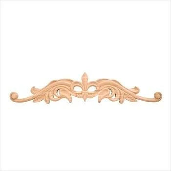 Hand Carved Fleur De Lis Onlay L951379