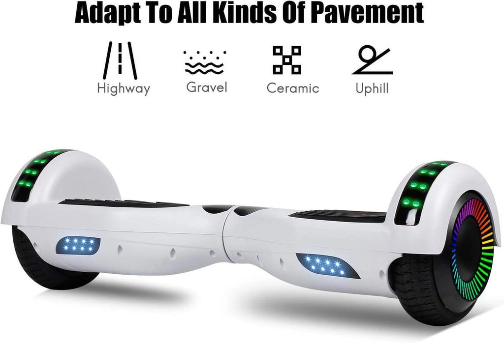Black 6.5 Two-Wheel Self Balancing Electric Scooter H944386