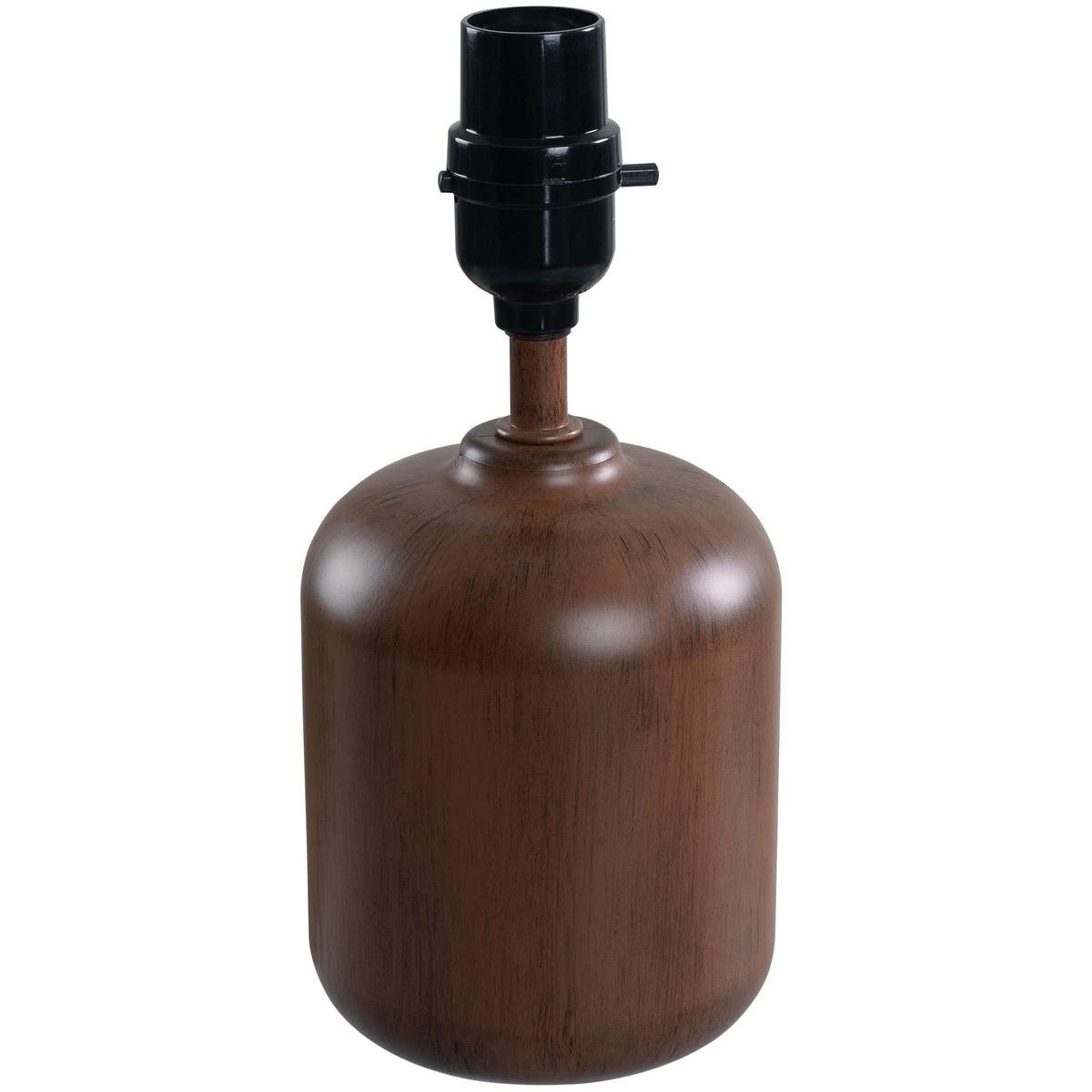 Mini Faux Wood Table Lamp with Shade U6780